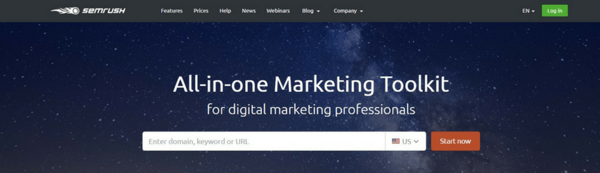 آیا می دانید سئوی سایت شما کار می کند : ابزار SEMrush