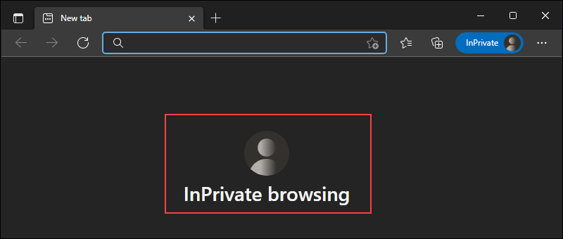 مرور ناشناس در Edge.