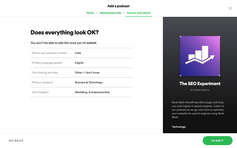 جزئیات را در Spotify مرور کنید